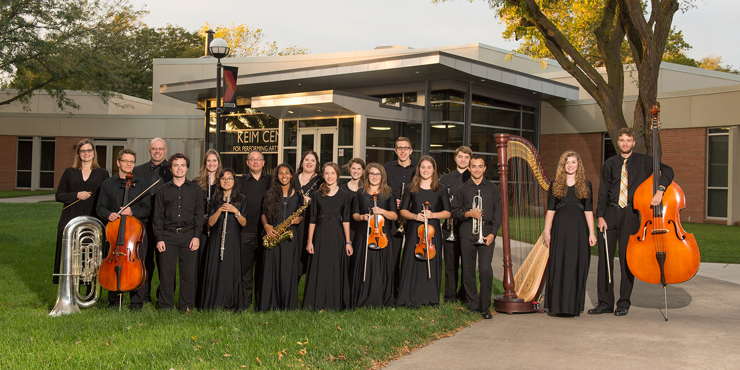 2017-18 Hesston College Chamber Orchestra group photo