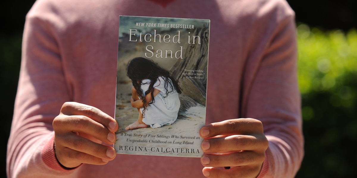 photo of book cover - Etched in Sand by Regina Calcaterra