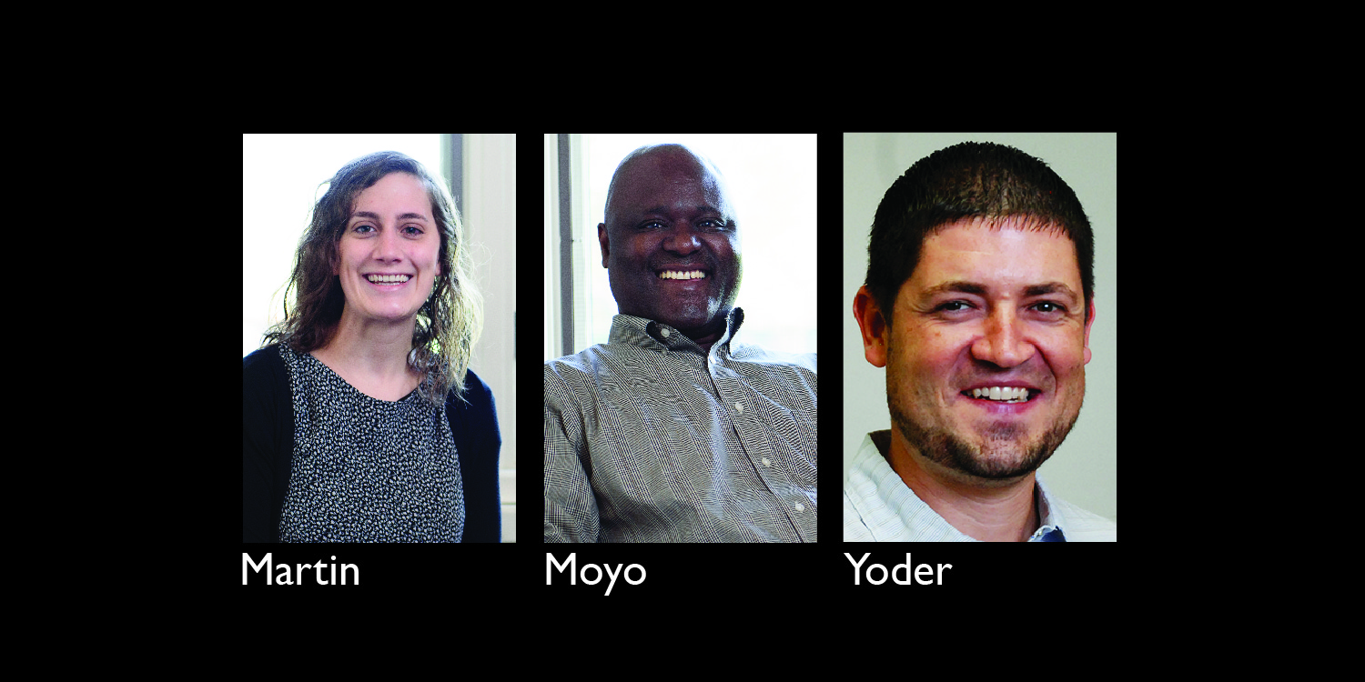 Mariah Martin, Ron Moyo and Daniel Yoder graduate from Anabaptist Mennonite Biblical Seminary
