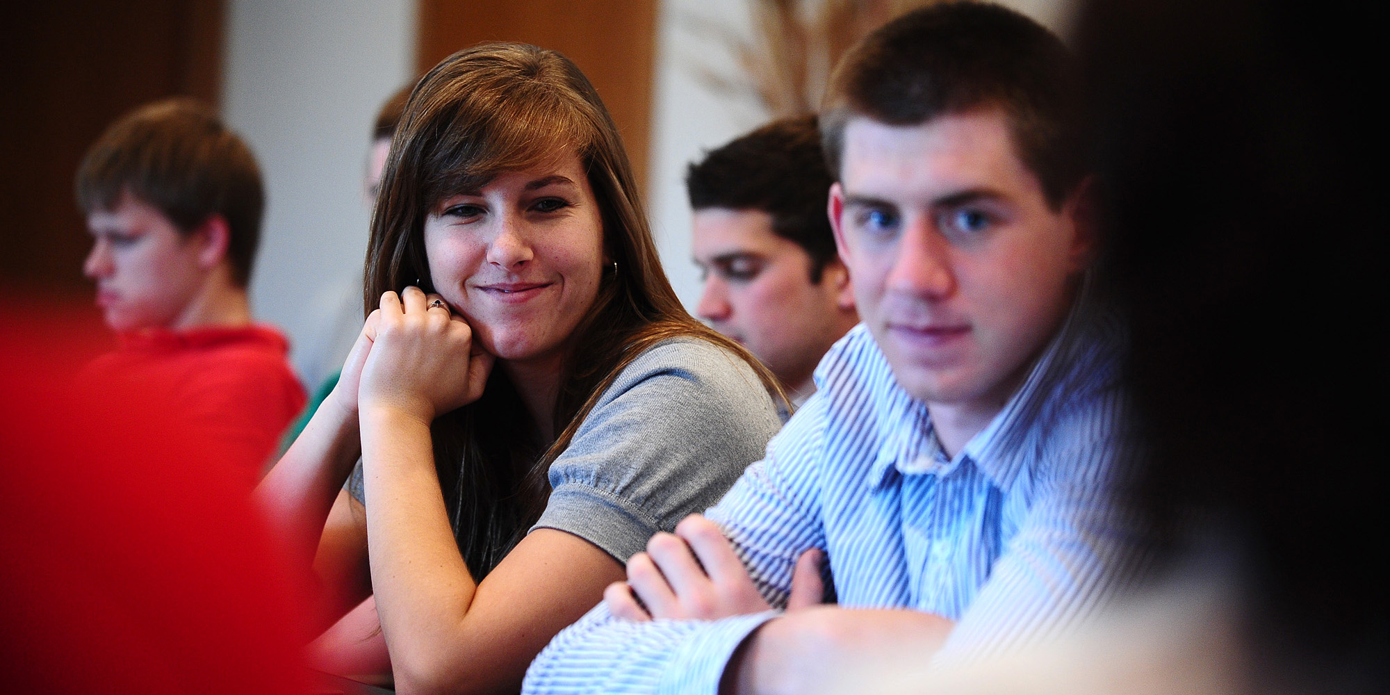 photo - Hesston College business students take a field trip to Harper Industries, a manufacturing company in Harper, Kan.