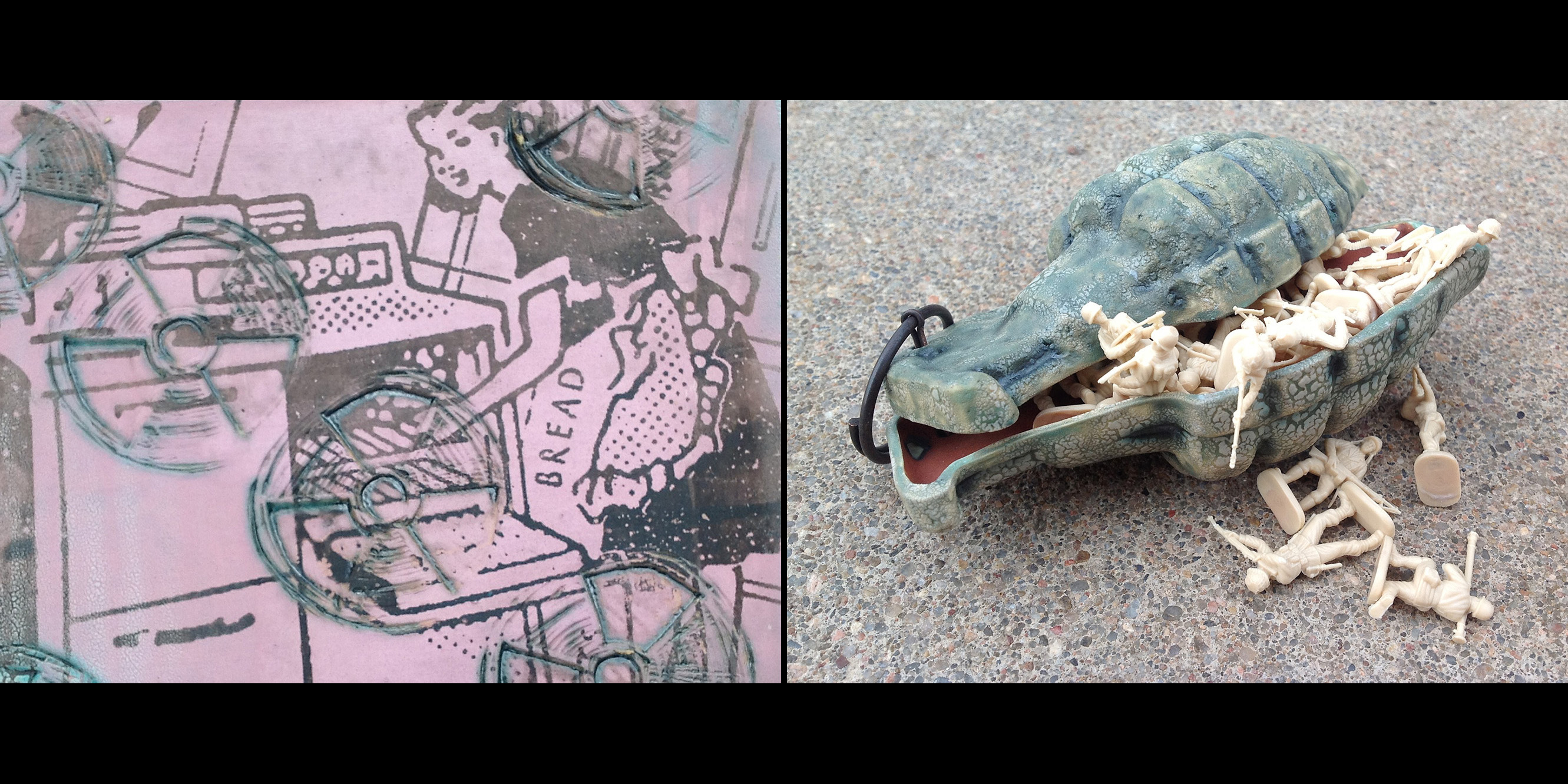 Two art works by Jennifer Nolan