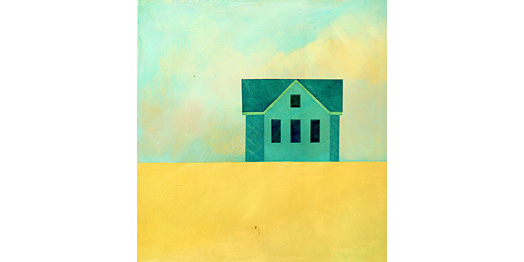 photo of artwork - Prairie House B by Ken Gingerich