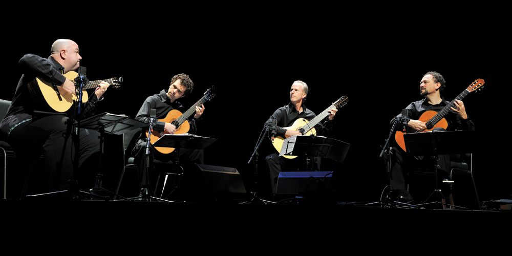 promotional photo - Los Angeles Guitar Quartet