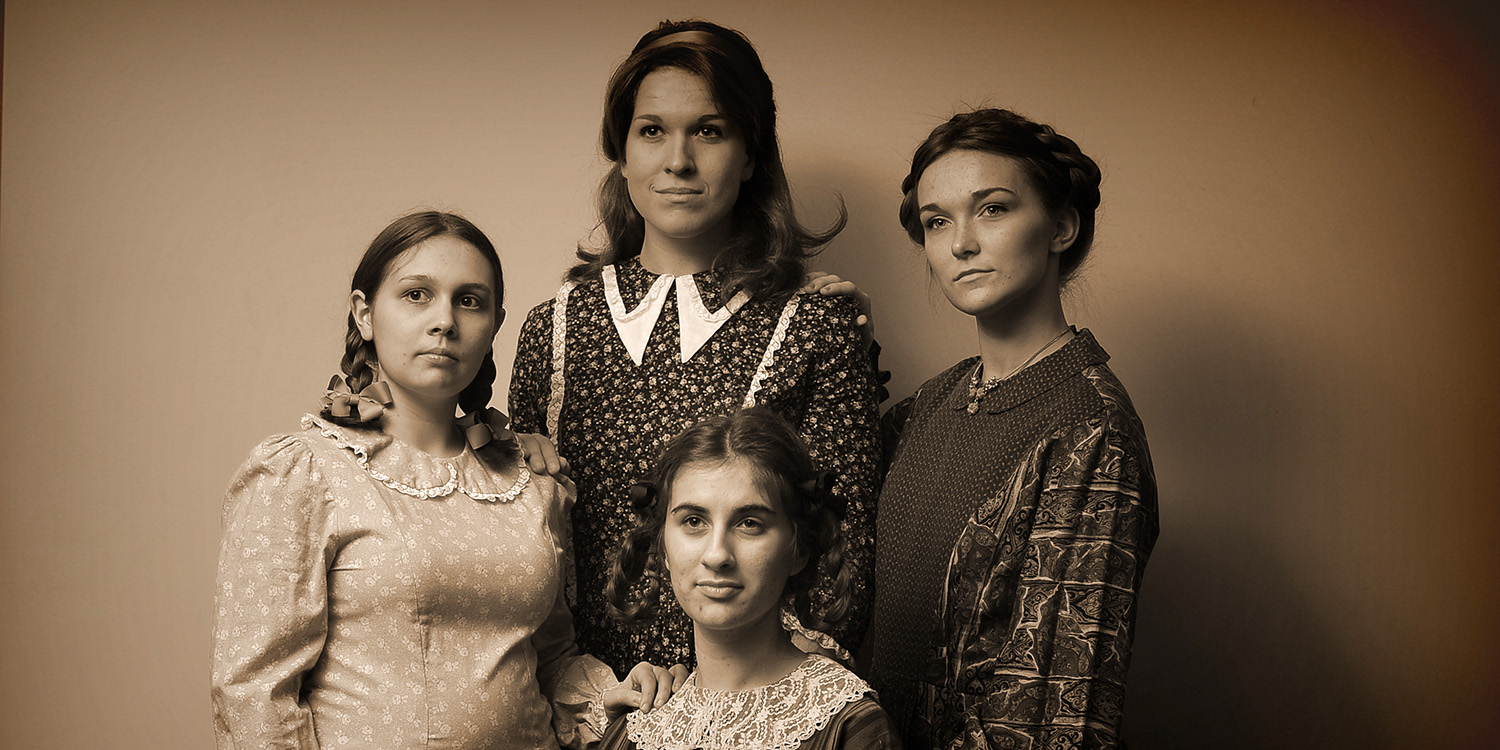 promotional photo from Hesston College production of Little Women