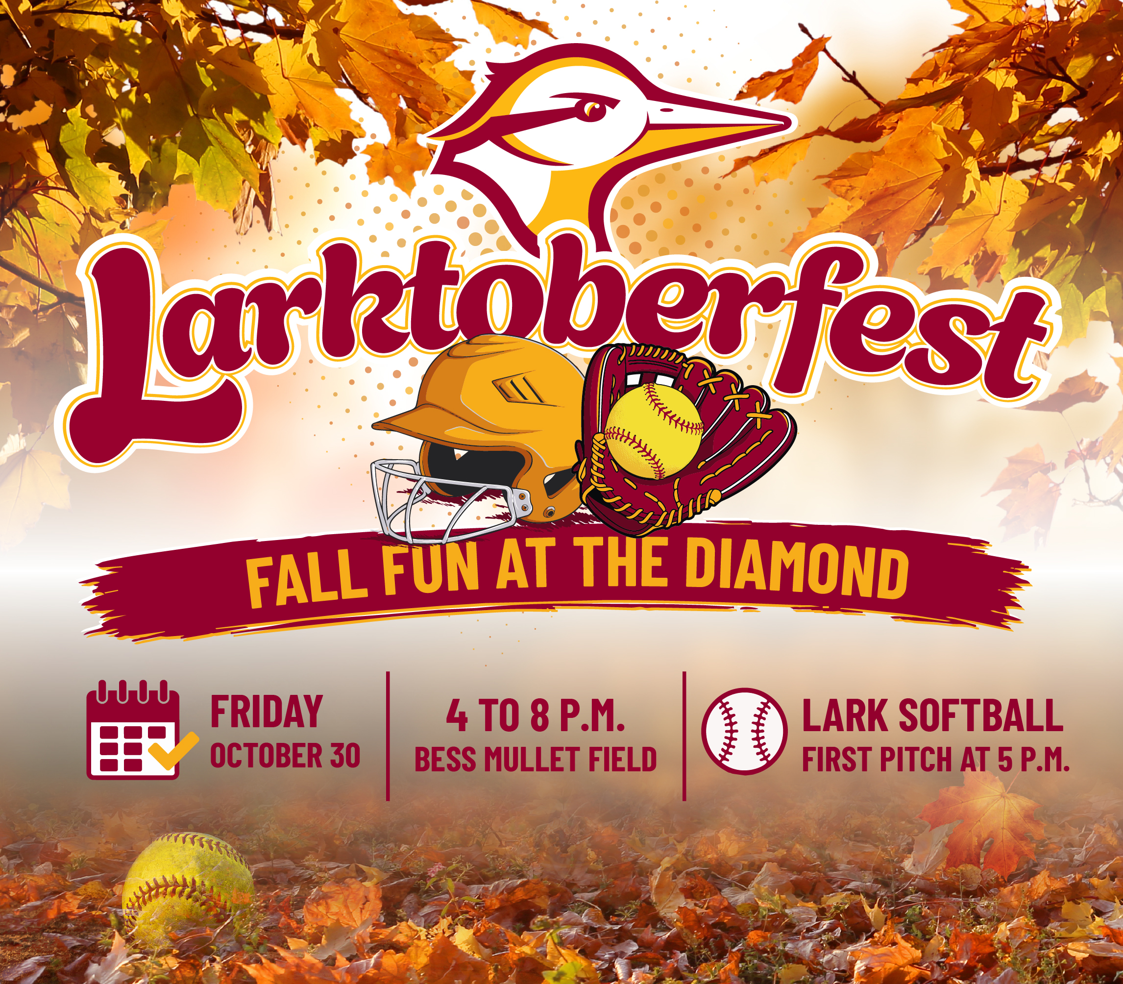 promotional graphic - Larktoberfest