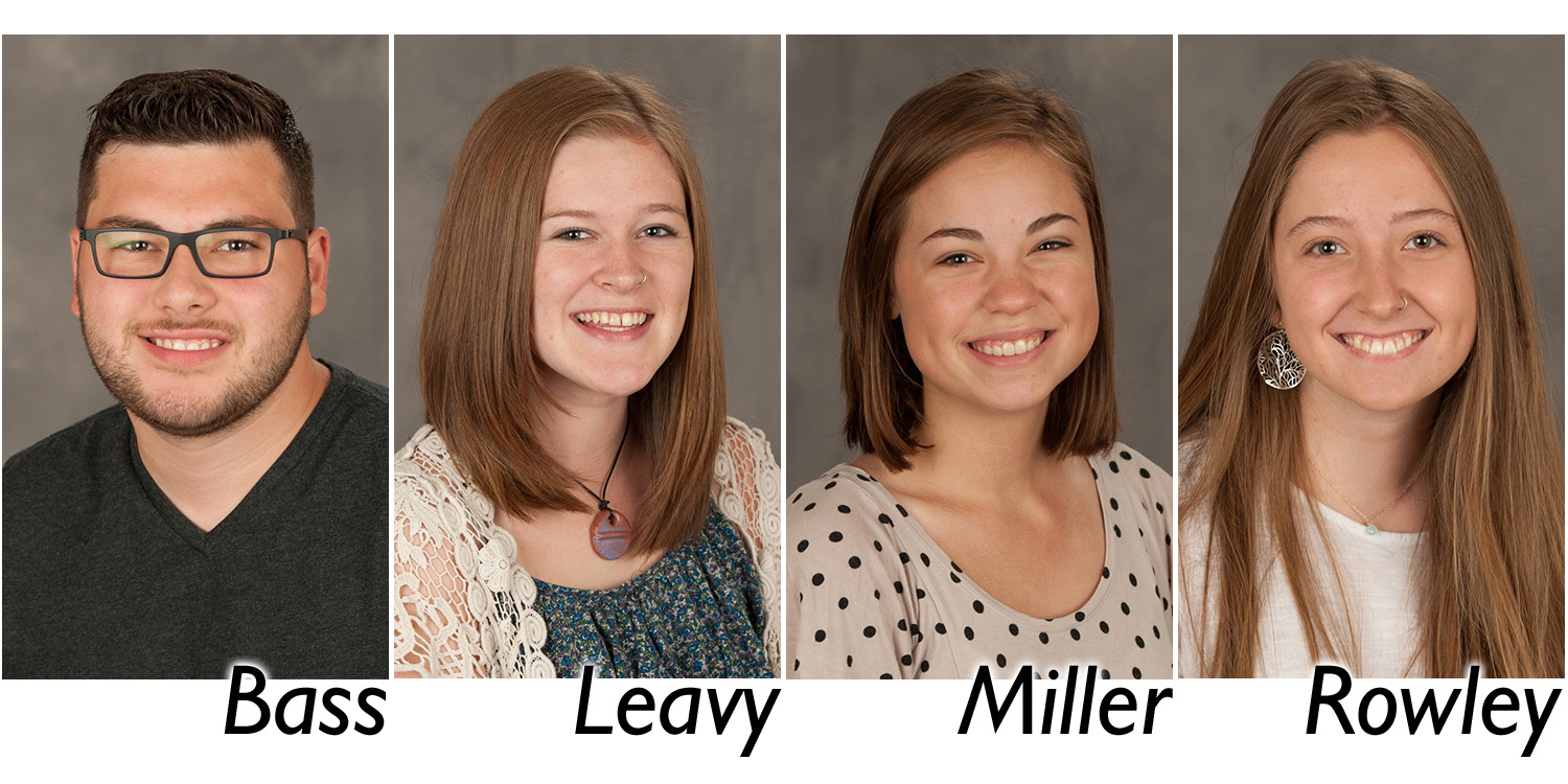 photos - Billy Bass, Morgan Leavy, Mackenzie Miller and Shalee Rowley