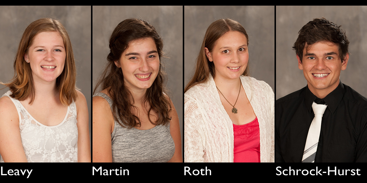 photos - Morgan Leavy, Anna Martin, Emma Roth and Caleb Schrock-Hurst