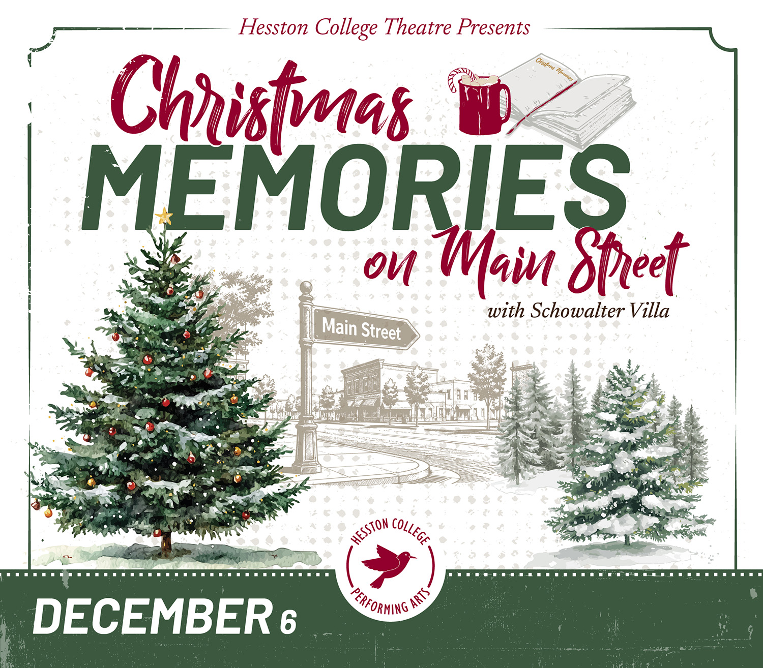 promotional graphic - “Christmas Memories on Main Street”