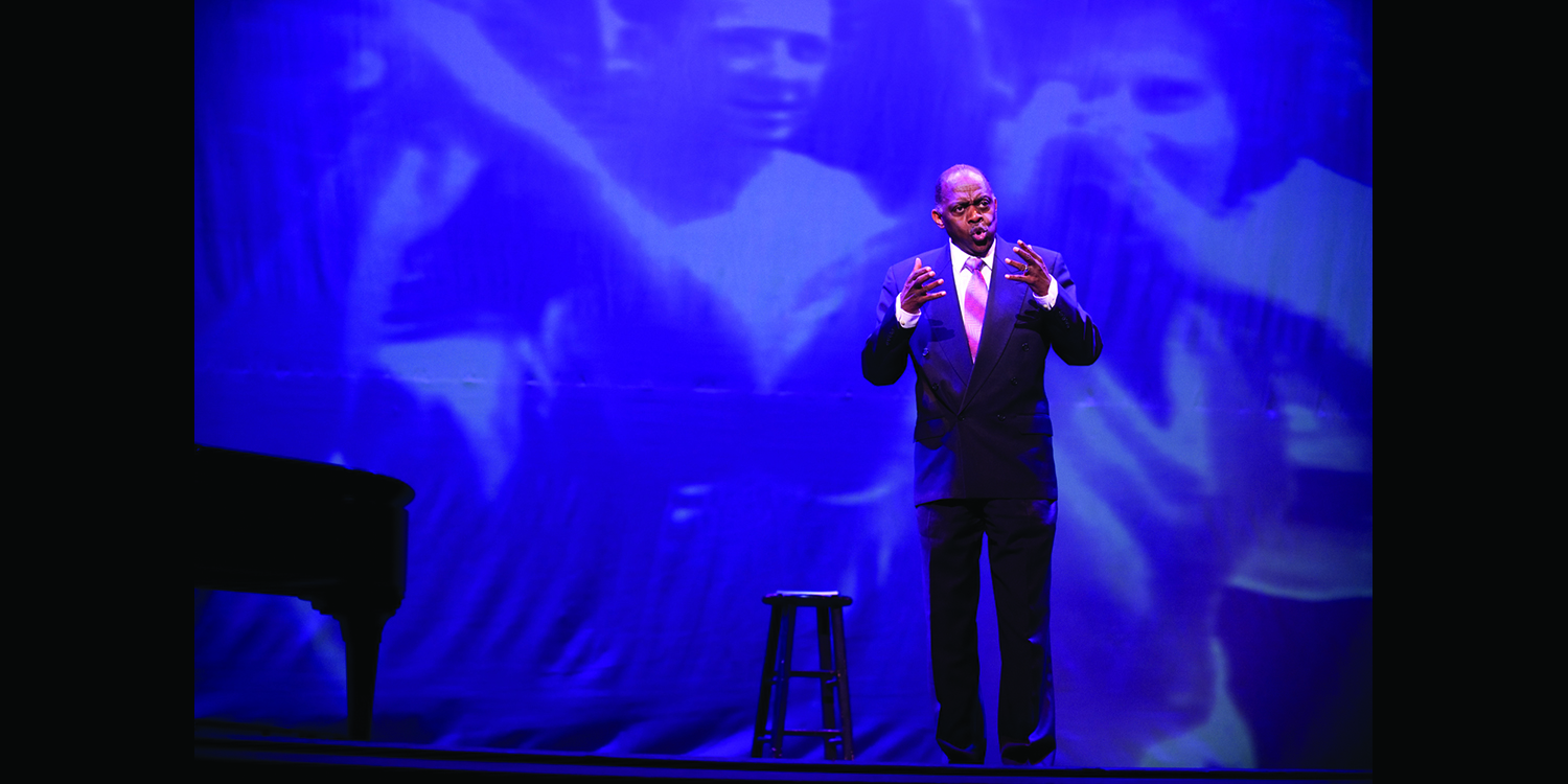 photo - Tony Brown performs in 