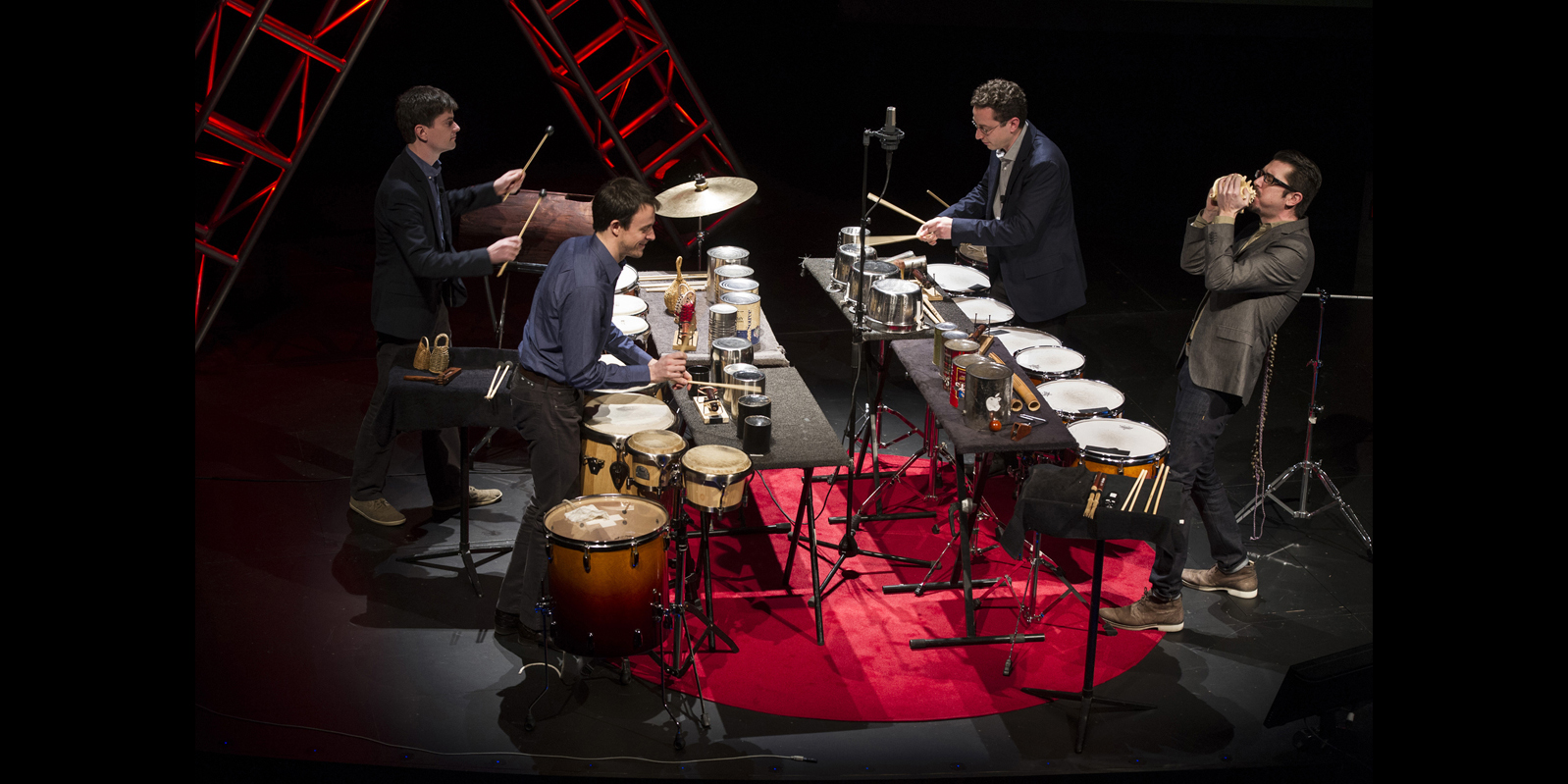 promo photo - Third Coast Percussion, the first performance in the 2014-15 HBPA season