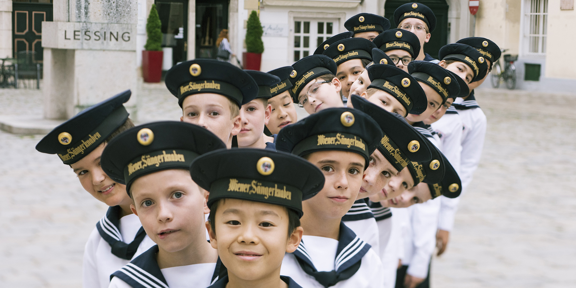 promotional photo of the Vienna Choir Boys by Lukas Beck