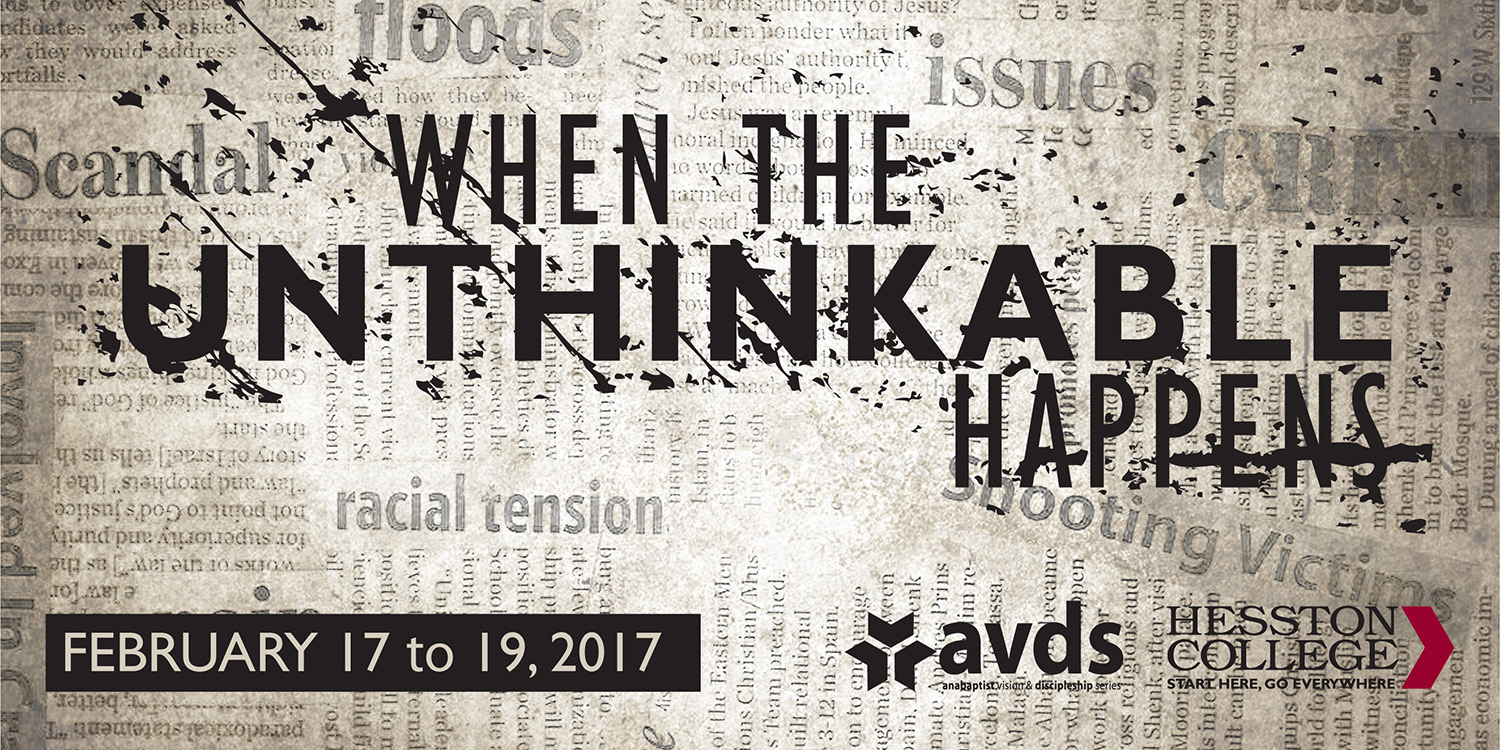 promotional banner for Anabaptist Vision and Discipleship Series event, 