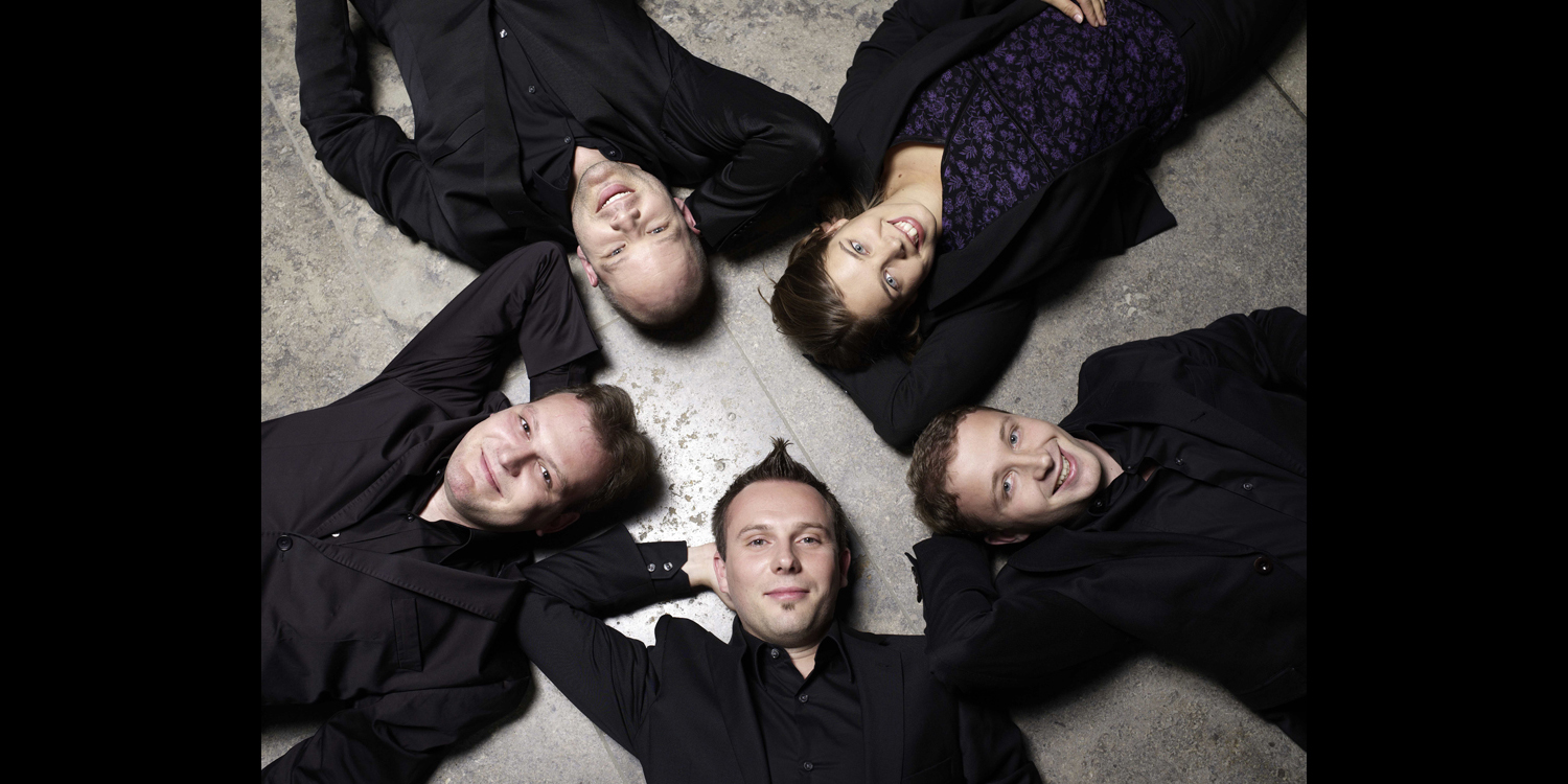 promotional photo for vocal group Calmus