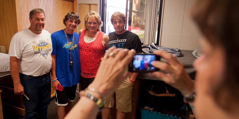 photo - Rod, Cody, Lori and Ryan Lebert