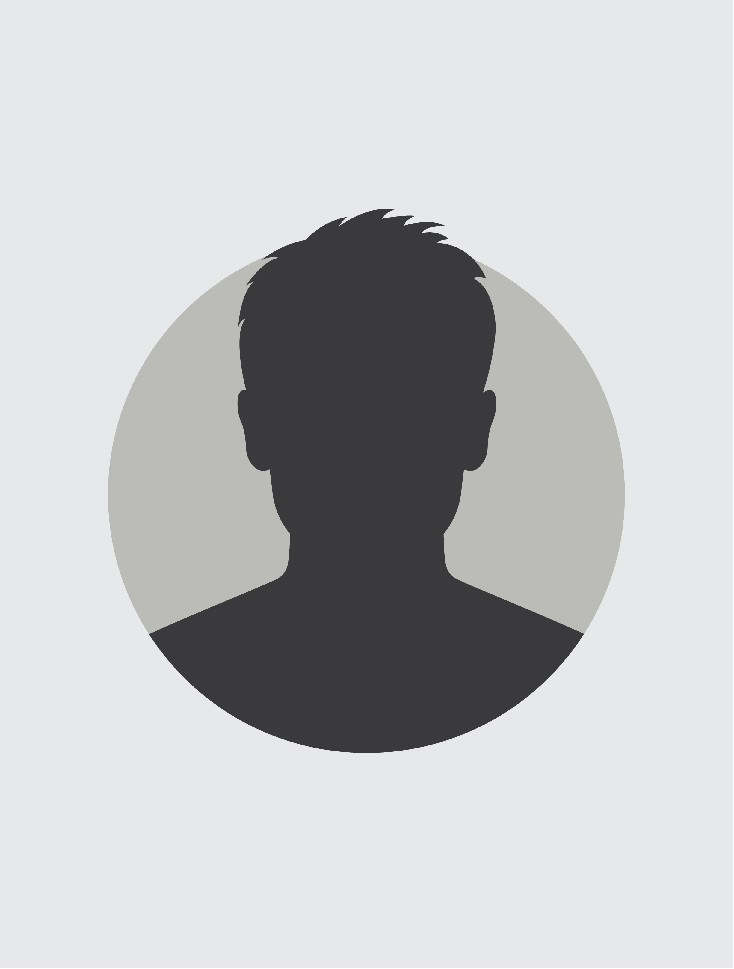 Silhouette of person.