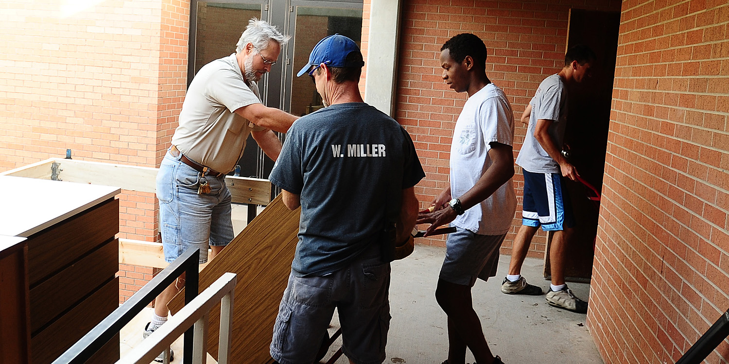 Hesston College dorm furniture benefits non-profits - Hesston College