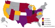 States that send students to Hesston College