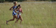 Women's cross country action photo