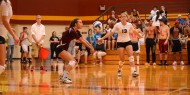 Hesston College volleyball action photo - Sam Rimann