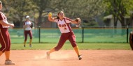 softball action photo