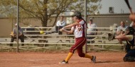 softball action photo