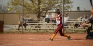 softball action photo