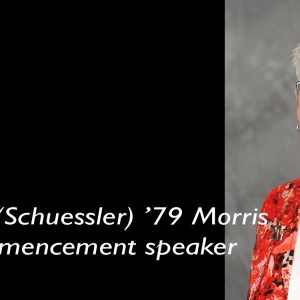 Dr. Maries (Schuessler) '79 Morris, Hesston College's 2017 commencement speaker
