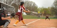 Hesston College softball action photo