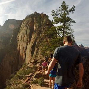 Go on a road trip. Check. Students explore Zion National Park in Utah during spring break 2017.