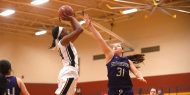 Hesston College women's basketball action photo - Essence Tolson