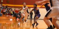 Hesston College women's basketball action photo - Whitney Green