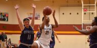 Hesston College women's basketball action photo - Millaya Bray