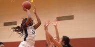 Hesston College women's basketball action photo - Essence Tolson