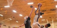 Hesston College women's basketball action photo - Parris Rawls