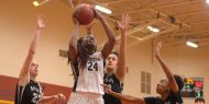 Hesston College women's basketball action photo - Essence Tolson