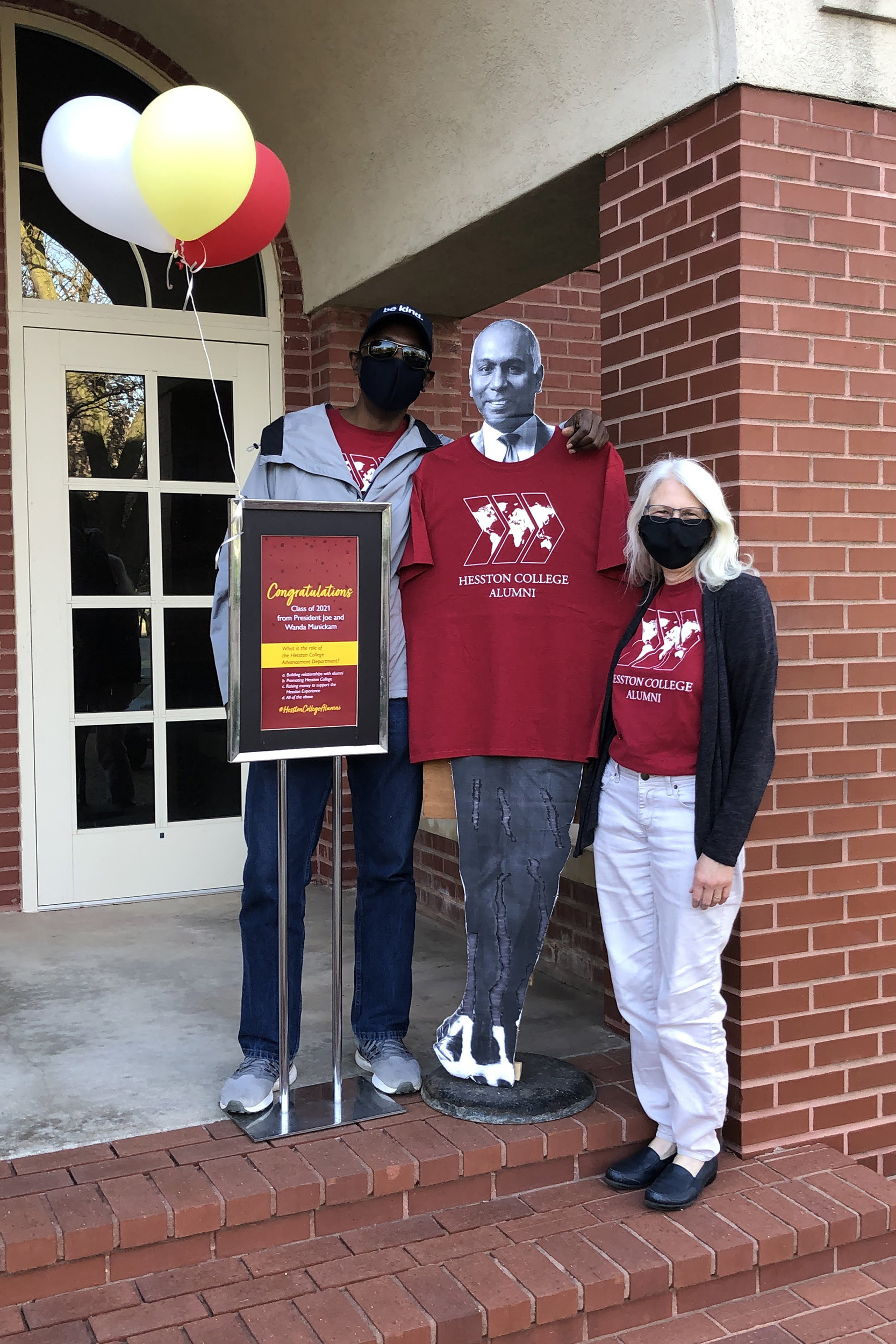 Joe and Wanda Manickam at the 2021 Hesston College New Alumni Celebration