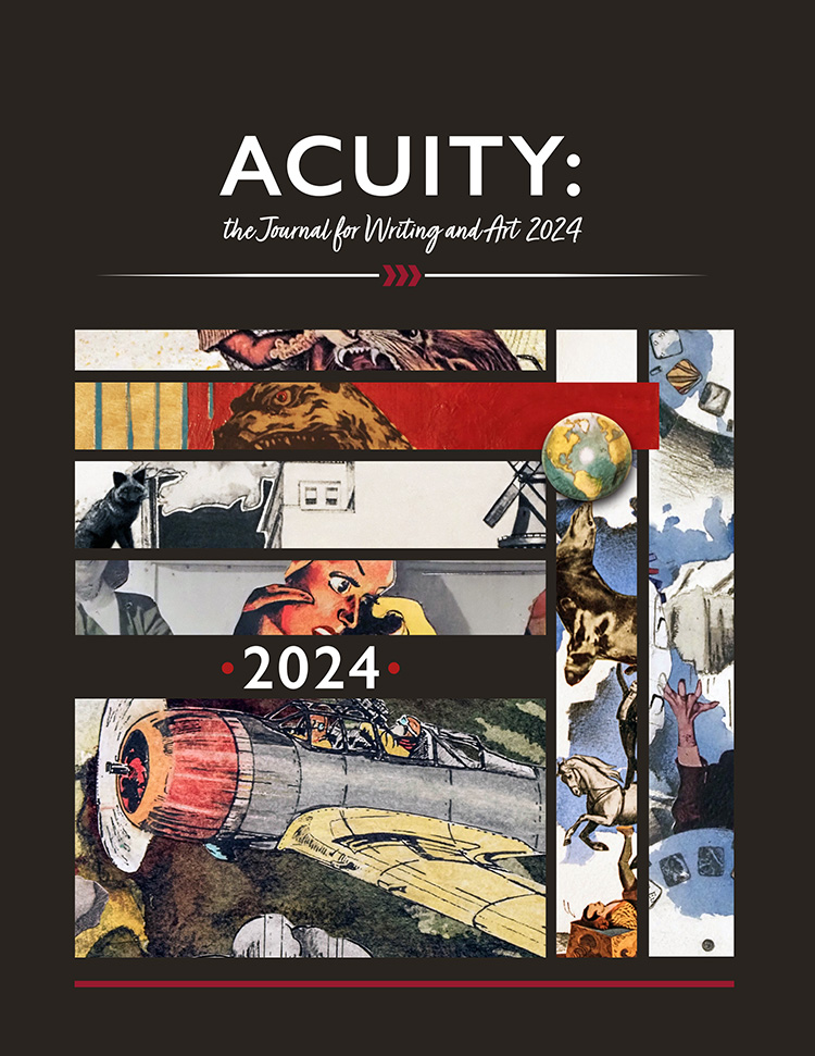 Cover art for Acuity: the Journal for Writing and Art 2024