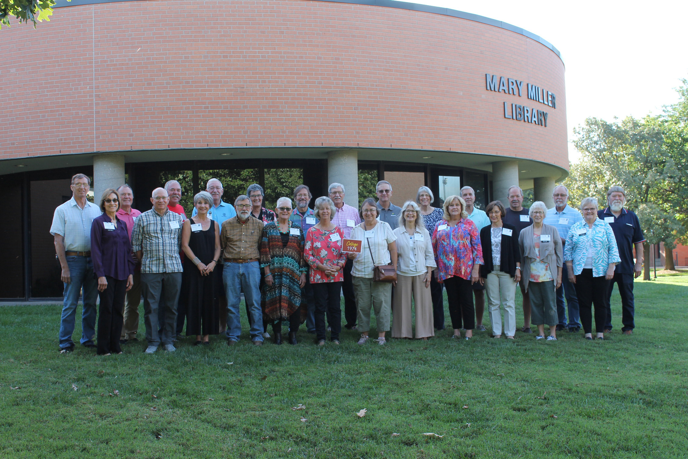 group photo - Class of 1974