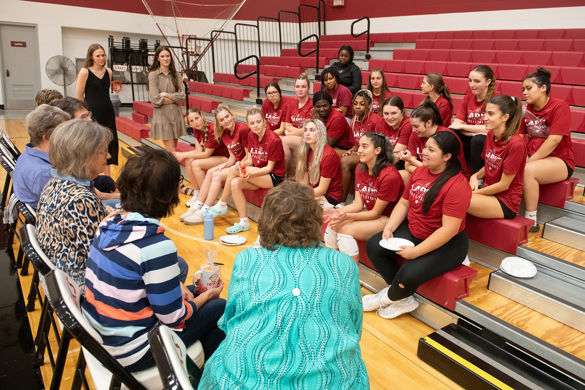 Homecoming 2024 hall of fame meet and greet - volleyball teams