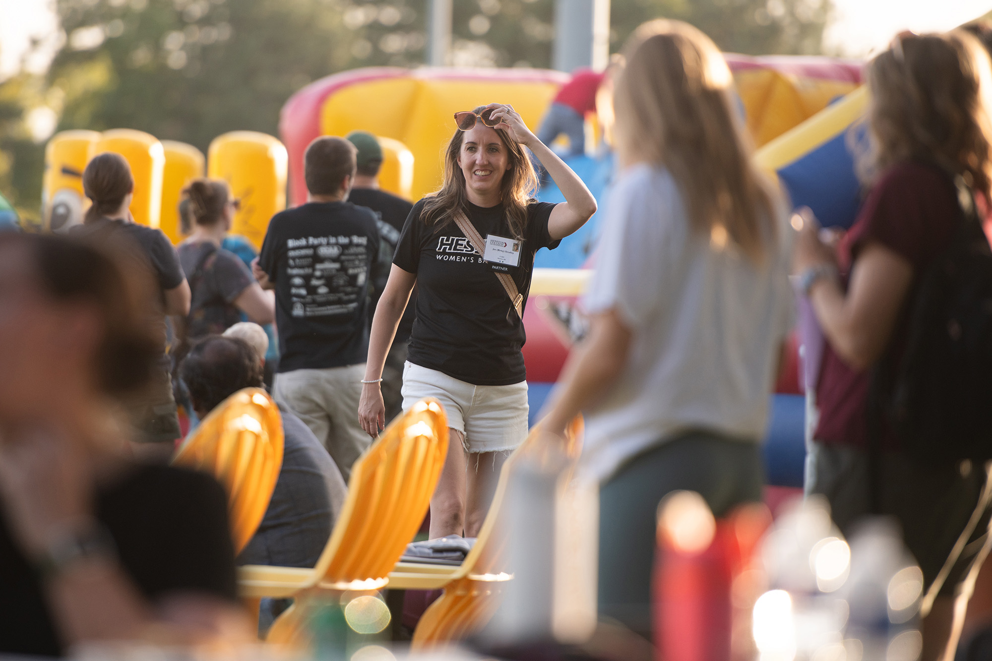 Homecoming 2024 family festival - alumni, friends, faculty, staff and students gather for fellowship and food truck fare