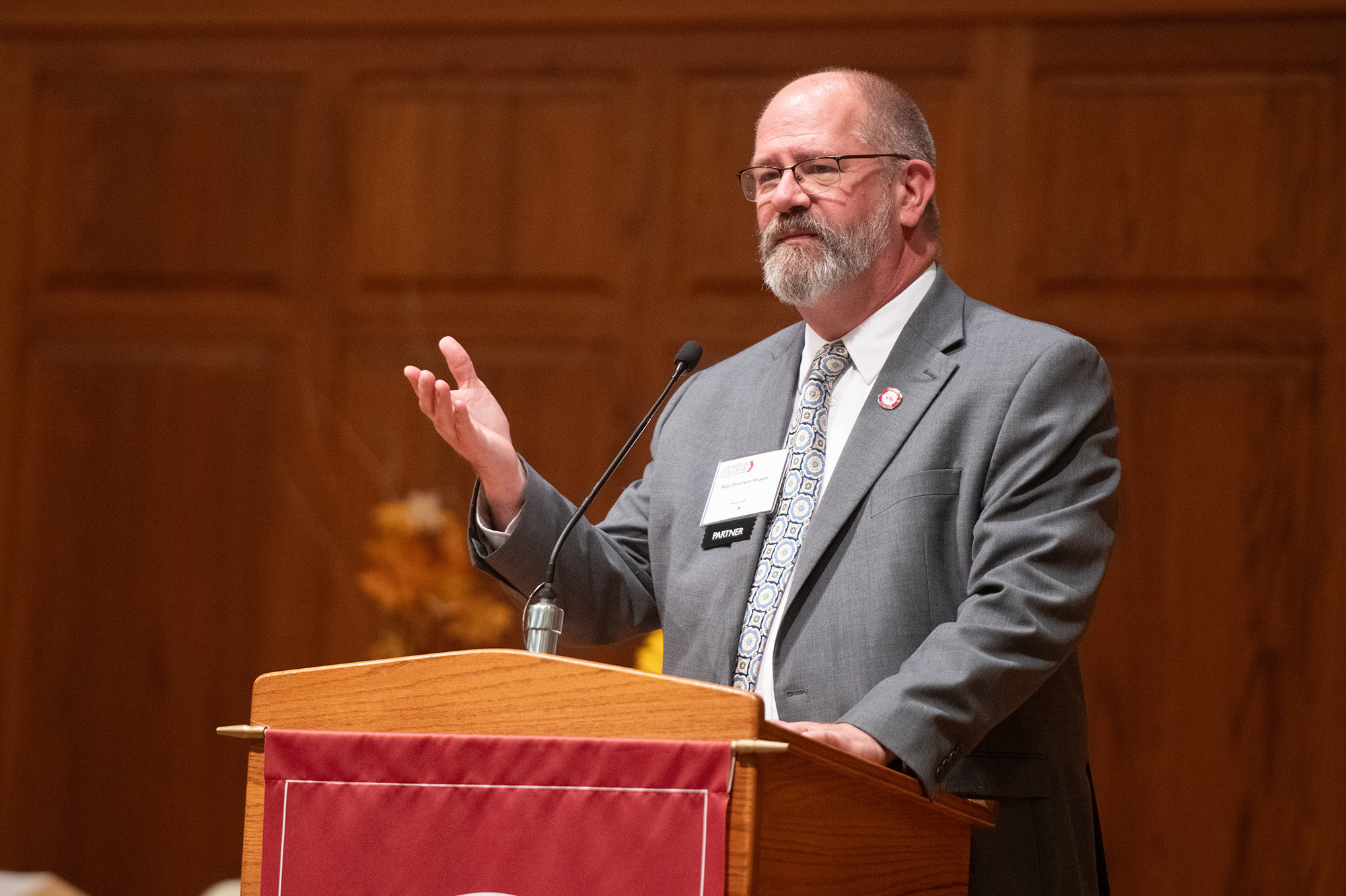 2024 Homecoming Partner lunch - Ross Peterson-Veatch, interim president