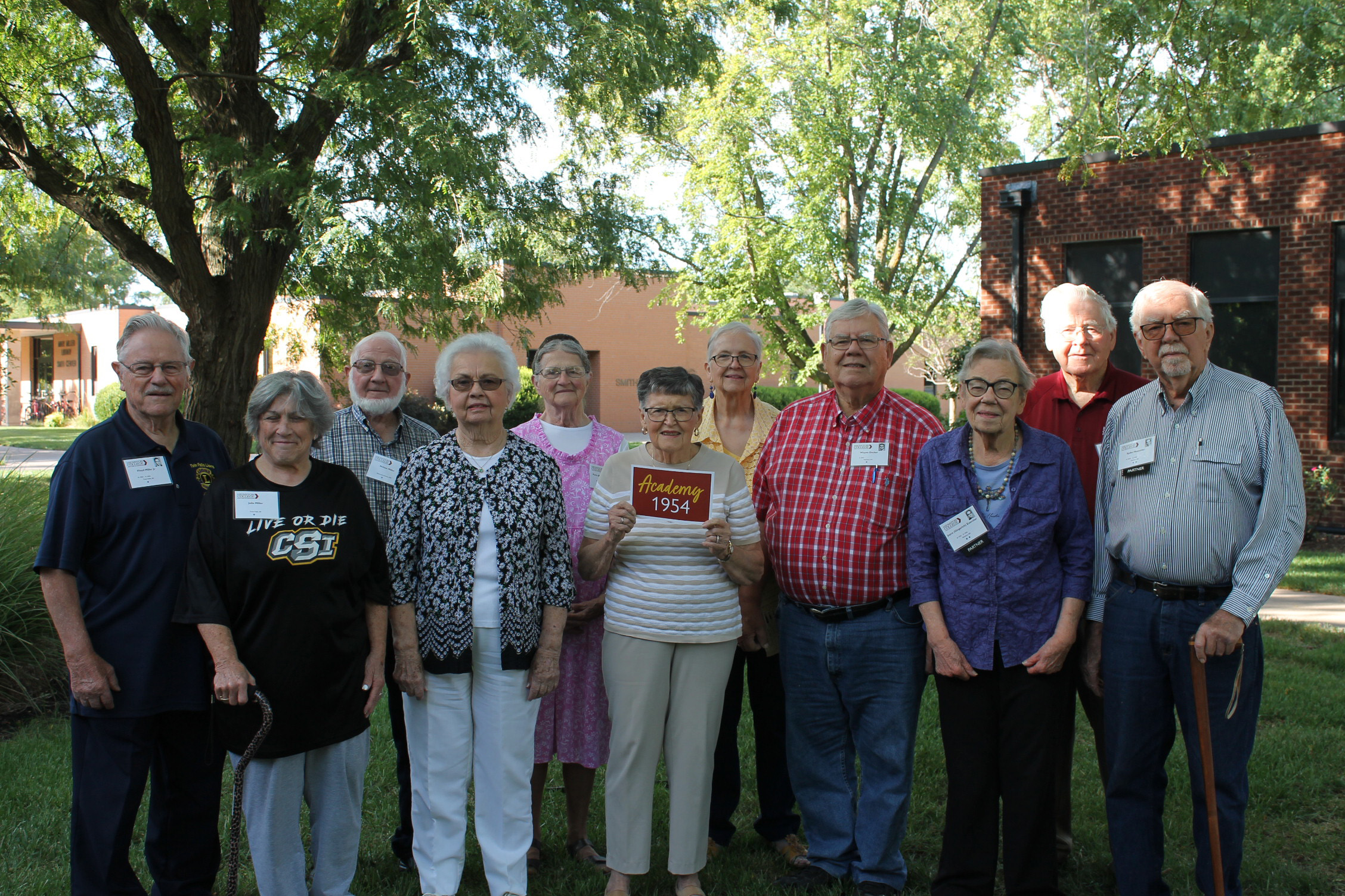 group photo - Academy class of 1954 with spouses