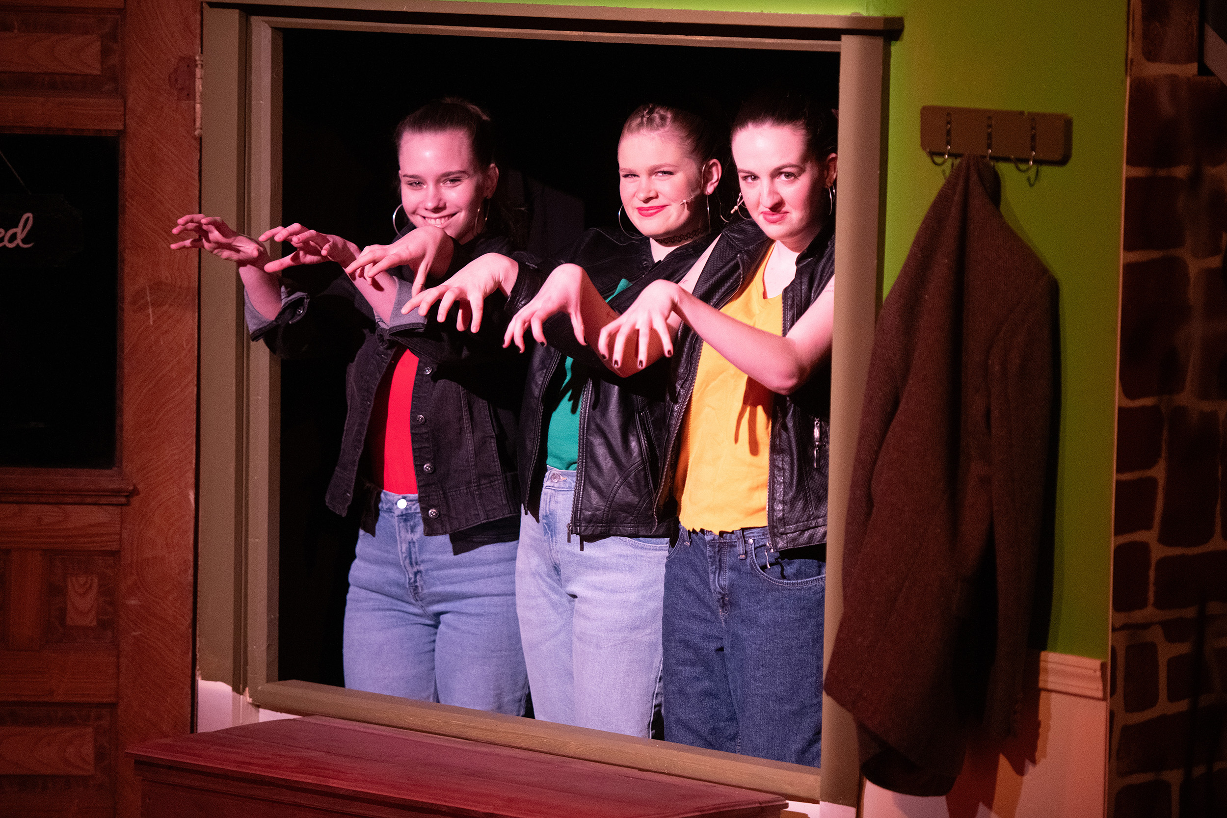 production photo from the Hesston College Theatre production of Little Shop of Horrors