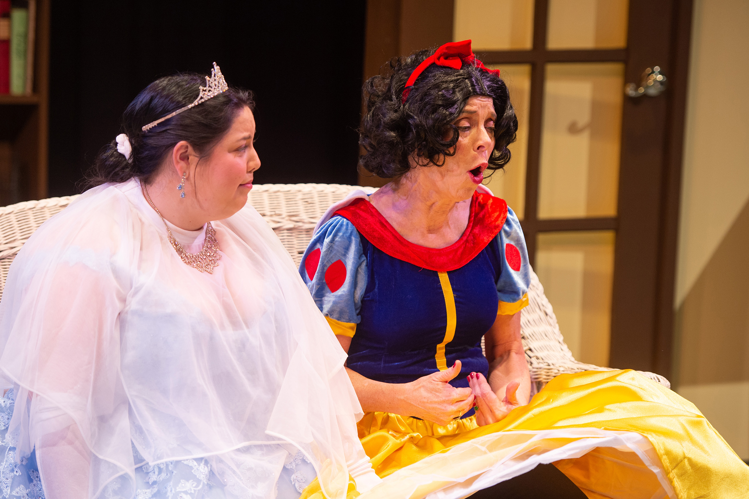 production photo from Hesston College Theatre production of Vanya and Sonia and Masha and Spike