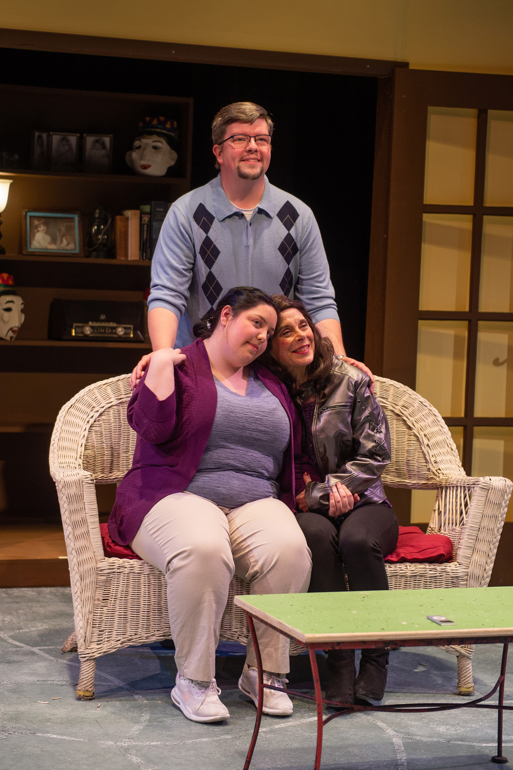 production photo from Hesston College Theatre production of Vanya and Sonia and Masha and Spike