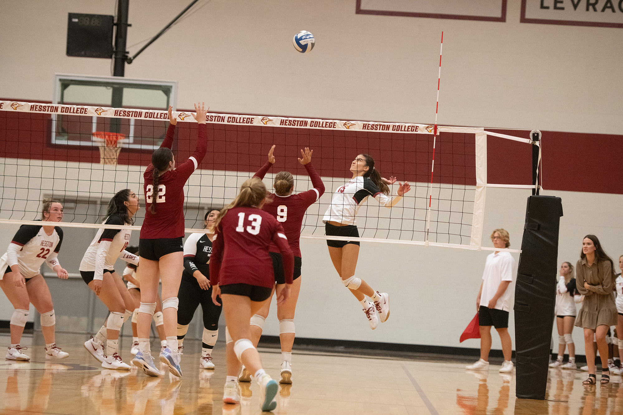 Homecoming 2024 volleyball match vs. Bethel JV - action