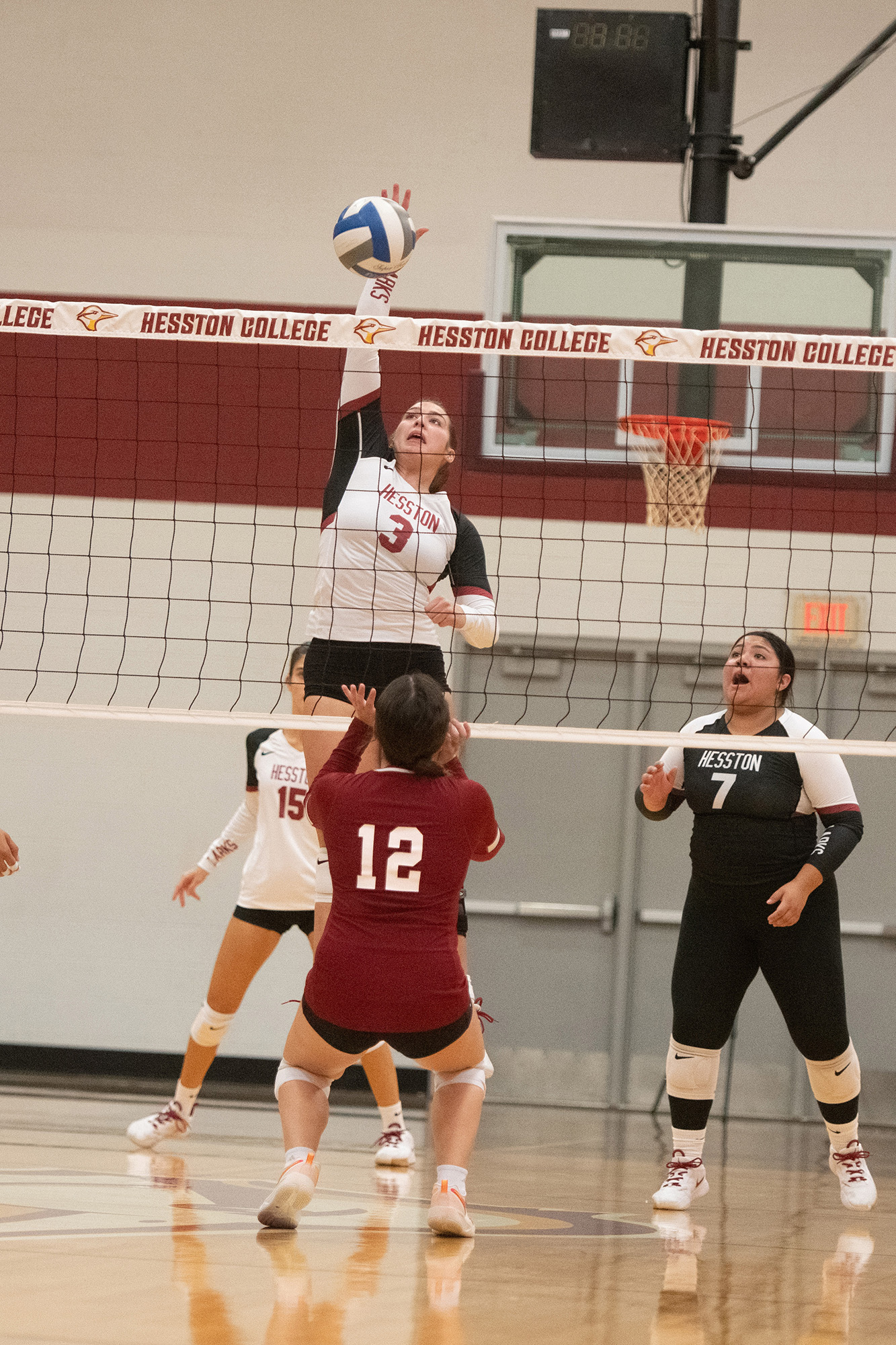 Homecoming 2024 volleyball match vs. Bethel JV - action