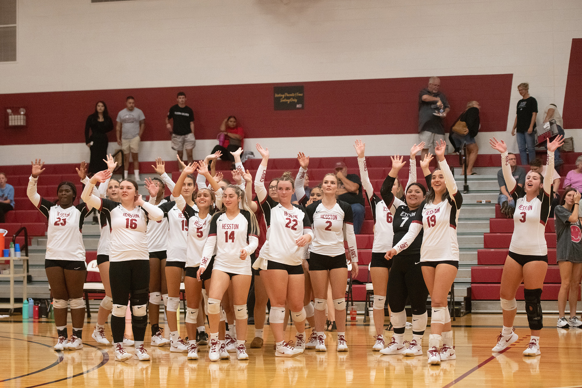 Homecoming 2024 volleyball match vs. Bethel JV - victory