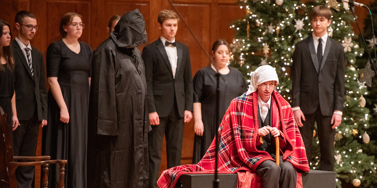 2023 Hesston College music and theatre Christmas program - A Christmas Carol